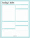 JULIANNE & CO Daily To-Do Undated Tear-Away Planner Notepads, Premium Organizer for Home, Office, 50 Pages