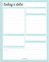 JULIANNE & CO Daily To-Do Undated Tear-Away Planner Notepads, Premium Organizer for Home, Office, 50 Pages
