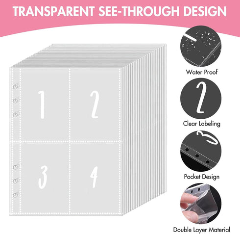 Blingbin 100 Envelopes Money Saving Challenge Binder, Savings Challenges Book with Envelopes & Reusable Tracker, Fun