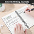 EUSOAR College Ruled Spiral Notebook, A5 3packs 5.5"X8.3", 120 Pages Lined Travel Writing Journal, Memo Notepad