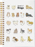 Dog Notebook, Cute Spiral Journal for Dog Lovers, Gifts for Dog Moms and Owners, 5.5x8.3
