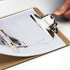 Officemate 3 Pack Recycled Wood Clipboard, Letter Size, 9" x 12.5" with 6" Clip, Brown (83133)