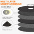 2 Inch Die Grinder Cut-Off Wheel and 3/8in Arbor Hole, Mini Metal Cutting Wheels Cutter Discs, 11 Pack