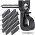 Dolibest Pack of 60 Q-Hanger, Home Christmas Lights Hanger Hooks with Phillips Screw for Garage New Year Party