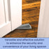 Door Stoppers for Floors - Holds Open & Prevents Lock-Outs for Carpet, Tile, Concrete & Wood - Pack of 3, Gray
