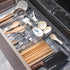 Voova 6 Pack Plastic Drawer Organizers Set - 3-Size Kitchen and Office Desk Drawer Organizer Trays, Clear