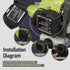 308649003 307191001 5687301 Air Filter & Cover for Ryobi RY251PH RY252CS RY253SS RY254BC String Trimmers