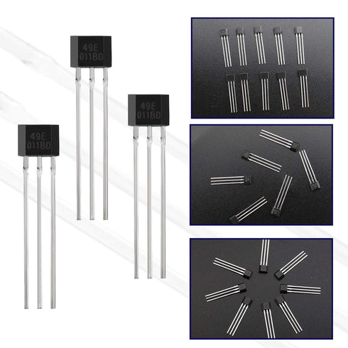 SING F LTD 10Pcs 49E OH49E S49E SS49E TO-92 Linear Hall Effect Sensors for Electric Vehicle Motor Repair