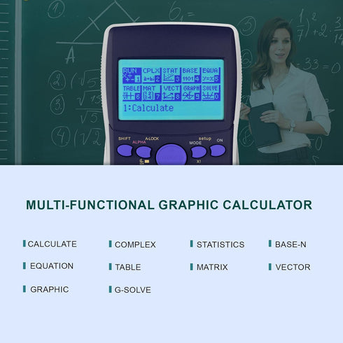 IPepul Graphing Calculator, 10 Modes Scientific Calculators for School Supplies, Students, College, Teachers