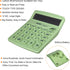 PATIKIL Desktop Calculator, 12 Digits Large LCD Display, Battery Powered, Basic Calculator for Home Office, Light Green