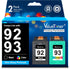 Valuetoner Remanufactured Ink Cartridges Combo Pack Replacement for HP 92 93 (2 Pack, 1 Black, 1 Tri-Color) for HP