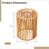 Toyosport 6 4.7 4.7 5.9 Pcs Paper Rope Lamp Shades, Rattan Lamp Shade, Boho Pendant Light Shade, Woven Lampshade