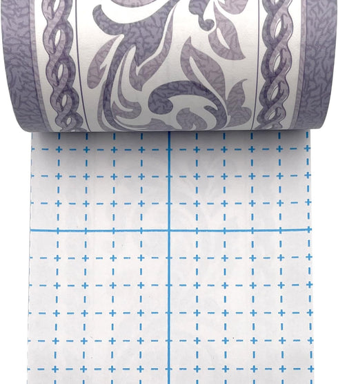 Yifely Moistureproof PVC Wallpaper Border, Peel & Stick Scroll Wall Borders Sticker for Home Decor