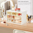 Mini Desk Storage Organizer with 6 Drawers, FODIENS Stackable Craft Drawer Cabinet for Makeup, Jewelry