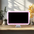 32"-38" Lovely Cute Computer Monitor Cover with Lovely Cute Elastic Pen Pocket Bow-knot TV LCD Screen Monitor