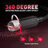 Mini LED Star Projector Night Light, Adjustable USB Night Light for Bedroom, Car, Party Decoration