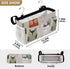 SyXIOP Cartoon Cute Owl Beige Bedside Caddy Table Cabinet Storage Organizer for Magazine, Tablet, Phone, Chocolate