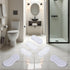 Galyacht 4 Set, Pcs Transparent Toilet Seat Bumper Silicone Strong Adhesive Toilet Seats Lid Bumpers, Toilet Seat