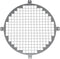 Repa Market 8" Galvanized Steel Round Crawl Space Vent Grid - Durable Metal Air Supply Exhaust Protection Mesh