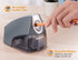 Bostitch Office Personal Electric Pencil Sharpener, Powerful Stall-Free Motor, High Capacity Shavings Tray, Gray (EPS4-KTGRAY) by Bostitch