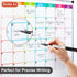 Shuttle Art Ultra Fine Dry Erase Markers, 15 Pack Black Markers for Writing on Whiteboards, Dry-Erase Boards, Mirrors