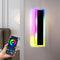 ASLONG 1PC 12In LED RGBW Wall Light with APP Control, IP66 Waterproof