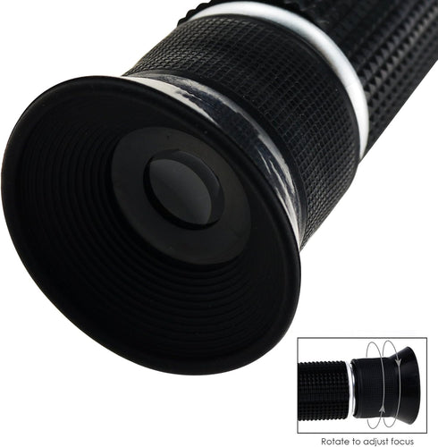 0-28% Salinity Refractometer ATC - Sodium Chloride Salt Level Tester for Sea Water, ±0.2% Accuracy