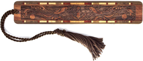 Elegant Engraved Handmade Wooden Bookmark, Personalization Available, Made in The USA