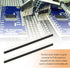 The Lord of the Tools 10Pcs 1.27mm Pitch Single Row Straight Vertical Pin Header, 40 Pin for Circuit Boards
