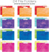 Global Printed Products Deluxe Designer Hanging File Folder Kit - Includes Metal Hanging Basket, 12 Hanging Folders, 24