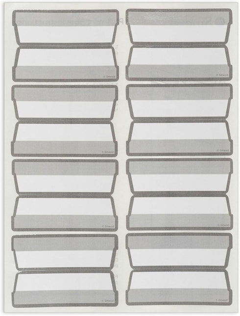 Smead Hanging File Folder with Erasable ProTab, 1/3-Cut Tabs, Adjustable Position, Letter Size, Blue, 20 per Box