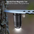 BBSDA 100 IPX6, Mini Keychain Flashlight Instant On Pull to Light, Lumens Tiny EDC Flash Light, USB-C Rechargeable