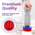 Set (2 Synoshi PRO Round Brush Units) for Electric Spin Scrubber Brush for Bathroom, Shower, Floor and Tiles. Electric