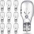 Riakrum T5 Landscape Light Bulbs, 12 Volt 4 Watt Low Voltage Bulbs for Outdoor Garden Deck Yard Landscape Lamp (10