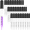 Glass Liquid Droppers, 1 ml Essential Oil Dropper Pipette, Calibrated Glass Stain Dropper with Kraft Boxes
