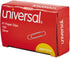 Universal 72210BX Paper Clips, Smooth Finish, No. 1, Silver, 100/Box