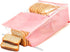 SixWeKit 50 Pack 11" 8.66" 4.33" Bakery Bags with Window, x x Reusable Large Kraft Paper Bread Bag with Tin Tie, Bread