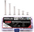 Hilitchi 240-Pcs(120 Pair) M5 Phillips Chicago Binding Screws Assortment Kit for Scrapbook Photo Albums