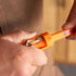 Professional Carpenter Pencils Kit with Storage: 15 Flat Pencils, Sharpener, Durable PVC Container for Construction