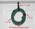 Reusable Cinch Straps 3/4" x 8" - 12 Pack, Quality Hook and Loop Securing Straps (White)