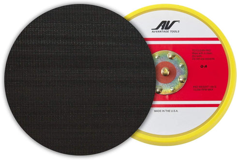 AirVANTAGE Random Orbit Sander Low-Profile Backing/Replacement Pad, 5" Hook and Loop