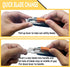 XW 4-pack Self-retracting Safety Box Cutter, Utility Knife with Quick Blade Change, Extra 10 Blades Included