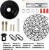 5-5/16 Inch 6 Light Canopy Kit with Feet Hanging Chain, Heavy Duty, Replacement Cover Plate for Chandelier, Pendant