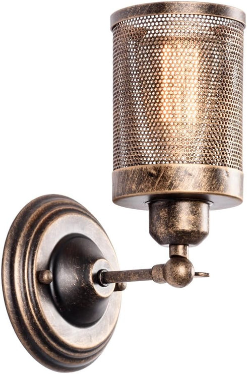 Wall Sconce Industrial Vintage 1-Light, MOONKIST Rustic Fixtures Edison Style Wall Light