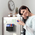 MaxGear Dry Erase Marker Holder, Magnetic Pen Holder for Fridge, Whiteboard & Locker Organizer, 2 Pack, Black