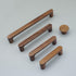 (1, 4" MFYS Walnut Wood Drawer Pulls Handes Rustic Cabinet Pulls Handles Wood Dresser Knob Kitchen Furniture Hardware