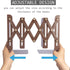 Book Ends, Metal Book Organizer for Heavy Books, Suitable for Office, Home & School Use, Brown