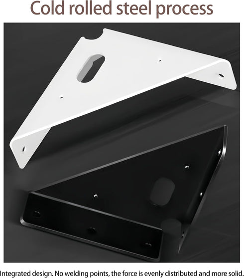 4 Gusset Pcs Heavy Duty Joints, Trapezi Corner Code, Bracket Corner Brace Bracket Fasteners, Furniture Shelf Support