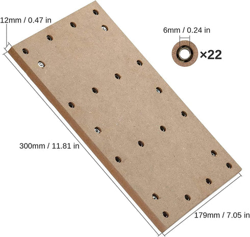 Spoilboard 3018 3018-PRO, 30 18 1.2cm (11-4/5''x 7''x 1/2''), M6 (6mm), Genmitsu CNC MDF Table for CNC Router Machine