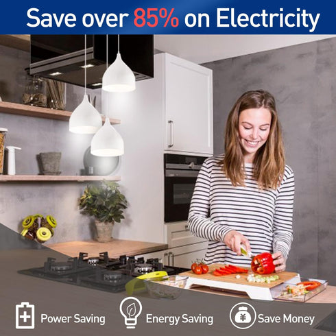 ZP 40W LED Light Bulb, 300W Equivalent, 5000 Lumen, 5000K Daylight White, A19 Bulbs, E26/E27 Base, 2 Count